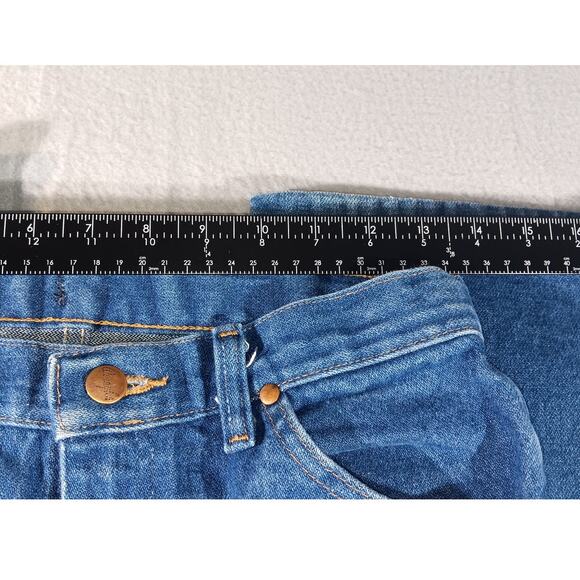 Wrangler Cowboy Cut Original Fit Jeans 13MWZBP Men’s Blue Denim Made in Mexico - Picture 4 of 7
